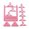 Opaque Acrylic Earring Display Stands EDIS-WH0029-14D-2