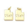 Brass Pendants KK-D229-22C-G-1