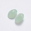 Spray Painted Imitation Jade Glass Charms GLAA-R211-05-J01-2