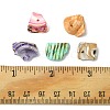 125G 5 Colors Natural Shell Bead Strands BSHE-FS0001-06A-4