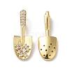 Rack Plating Brass Cubic Zirconia Pendants X-KK-D074-23G-1