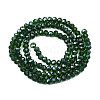 Electroplate Glass Beads Strands EGLA-A034-T4mm-B28-2