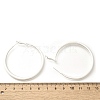 Brass Hoop Earrings for Women EJEW-A121-18C-S-3