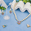 28Pcs 14 Styles Glass Rhinestone Pendants ALRI-TA0001-17-13