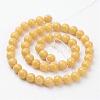 Natural Mashan Jade Round Beads Strands G-D263-8mm-XS07-3