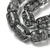 Transparent Crackle Glass Beads Strands X-GLAA-NH0001-04D-3