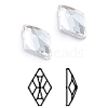 Glass Rhinestone Cabochons RGLA-L025-D01-M1-2