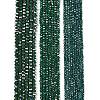 Electroplate Glass Beads Strands X-EGLA-A044-P2mm-B09-2