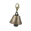 Iron Bell Pendant Decorations HJEW-JM02425-1