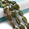 Natural Unakite Beads Strands G-P528-M17-01-2