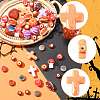 48Pcs Glazed Porcelain Beads PORC-FS0001-34-2