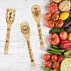 6Pcs Bamboo Spoons & Knifes & Forks AJEW-WH0411-003-4