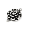 304 Stainless Steel Flower Connector Charms STAS-F310-25AS-2