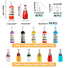 CHGCRAFT DIY 22 Pairs Drink Bottle Shape Earring Makings Kits DIY-CA0001-53S-2