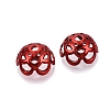 UV Plated ABS Bead Caps OACR-D316-04B-06-2