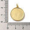 Brass Enamel Pendants KK-U027-17G-06-3