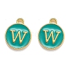 Golden Plated Alloy Enamel Charms LS-ENAM-Q437-15W-1