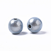 Spray Painted Acrylic Beads MACR-Q154-8mm-005-2