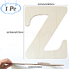 Letter Unfinished MDF Sheets WOOD-WH20012-008Z-2