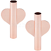 2Pcs Heart Wall Mounted Flower Tube FIND-GF0008-61RG-7
