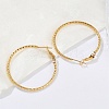 304 Stainless Steel Hoop Earrings For Women EJEW-B114-02C-G-2