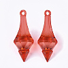 Transparent Acrylic Pendants TACR-S133-027-2