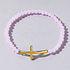 Boho Cross with Class Bead Bracelet for Women SW0705-3-1