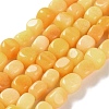 Natural Topaz Jade Beads Strands G-P497-01D-03B-1