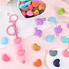 60Pcs 10 Colors Food Grade Eco-Friendly Silicone Focal Beads FIND-PA0001-03-7