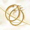 201 Stainless Steel Hoop Earrings EJEW-Q026-13G-B-4