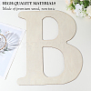 Letter Unfinished MDF Sheets WOOD-WH20012-008B-7
