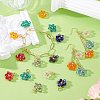 Glass Pendants PALLOY-PH01777-4