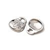 304 Stainless Steel Charms STAS-Z167-02P-07-2
