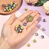 30Pcs 6 Colors Handmade Gold Sand Lampwork Beads LAMP-YW0004-21-5