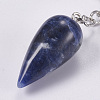 Natural Sodalite Keychain KEYC-P041-B012-3