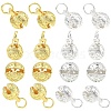 10Pcs 2 Colors Brass Pendants KK-YW0004-34-1