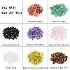 Natural Gemstone and Glass Chip Beads Sets G-NB0001-51-3