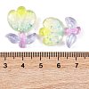 Transparent Epoxy Resin Flower Decoden Cabochons CRES-M034-01C-3