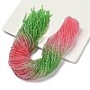 Transparent Painted Glass Beads Strands DGLA-A034-T2mm-A18-1