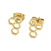 304 Stainless Steel Stud Earrings EJEW-G384-03C-1