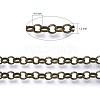 Brass Rolo Chains CHC-S008-002A-AB-6