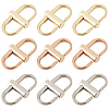 9Pcs 3 Colors Adjustable Iron Buckles for Chain Strap Bag IFIN-BBC0001-04A-1