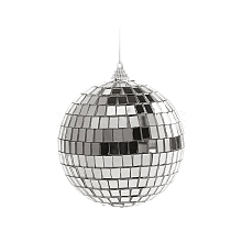 Plastic Disco Ball Pendant Decoration XMAS-PW0002-01C