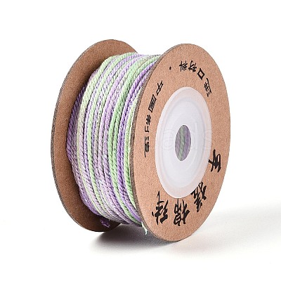 30M Segment Dyed Macrame Cotton Cord OCOR-T018-01Q-1