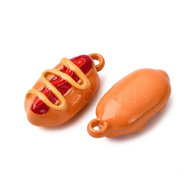 Baking Paint Alloy Pendants FIND-G097-05D-1