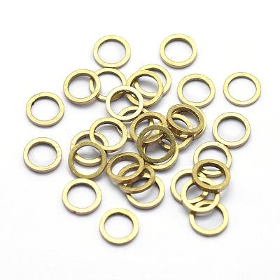 Brass Linking Rings KK-P119-20-6mm-RS-1
