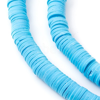 Handmade Polymer Clay Beads Strands CLAY-R089-8mm-Q069-1