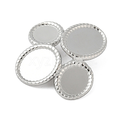 304 Stainless Steel Pendant Cabochon Settings STAS-D376-21P-1