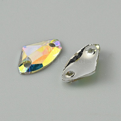 Sew on Rhinestone RESI-WH0034-22E-1