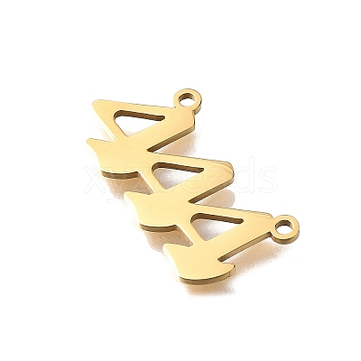 304 Stainless Steel Pendants STAS-D382-04D-G-1